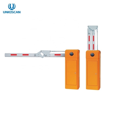 Road Safety Automatic RFID System Folding Arm Boom Barrier For Traffic Car Parking