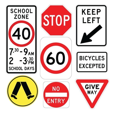 For Road Traffic Safety Custom Street Road Sign Swiss Cheap Reflective Aluminum Material Signage