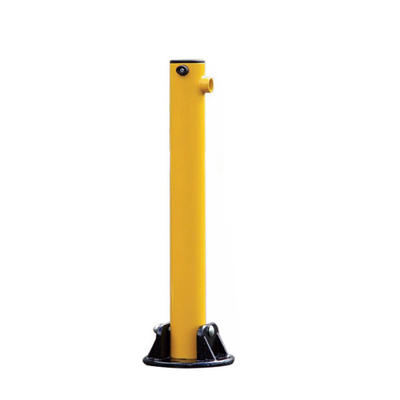 Mall Powder Coated Manual Collapsible Bollard Traffic Safety Parking Mail Road Yellow Bollards